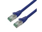 ROLINE RM Patchkabel Cat.6A S/FTP (PiMF), blau, 7 m