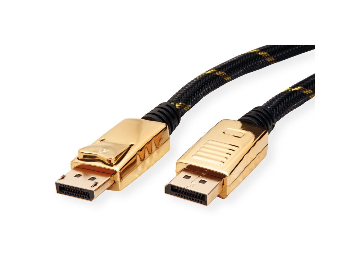 ROLINE GOLD DisplayPort Kabel, DP ST - ST, 7,5 m