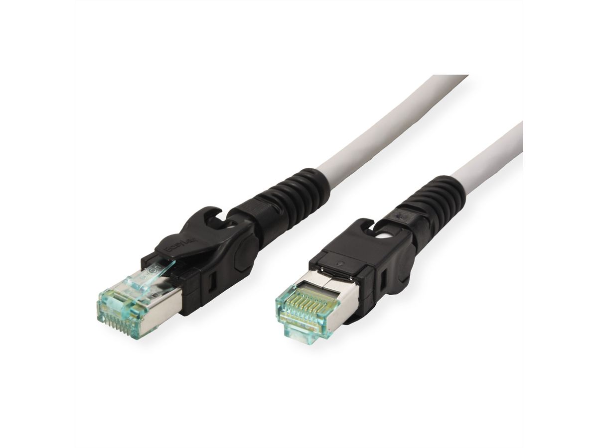 EasyLan VarioBoot Patchkabel Cat.6A, S/FTP, grau, 7,5 m