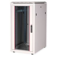 ROLINE 19-Zoll Netzwerkschrank Pro 22 HE, 600x800 BxT Glastür grau