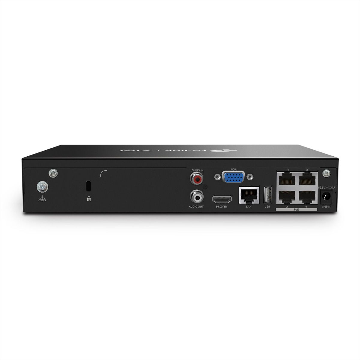 TP-Link NVR1004H-4P-2TB NVR Enregistreur vidéo en réseau 4-CH, 4x PoE, 2 TB