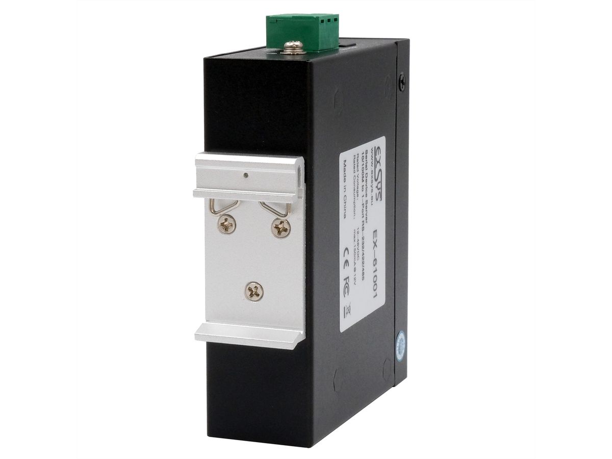 EXSYS EX-61001 Ethernet zu 1 x Seriell RS-232/422/485