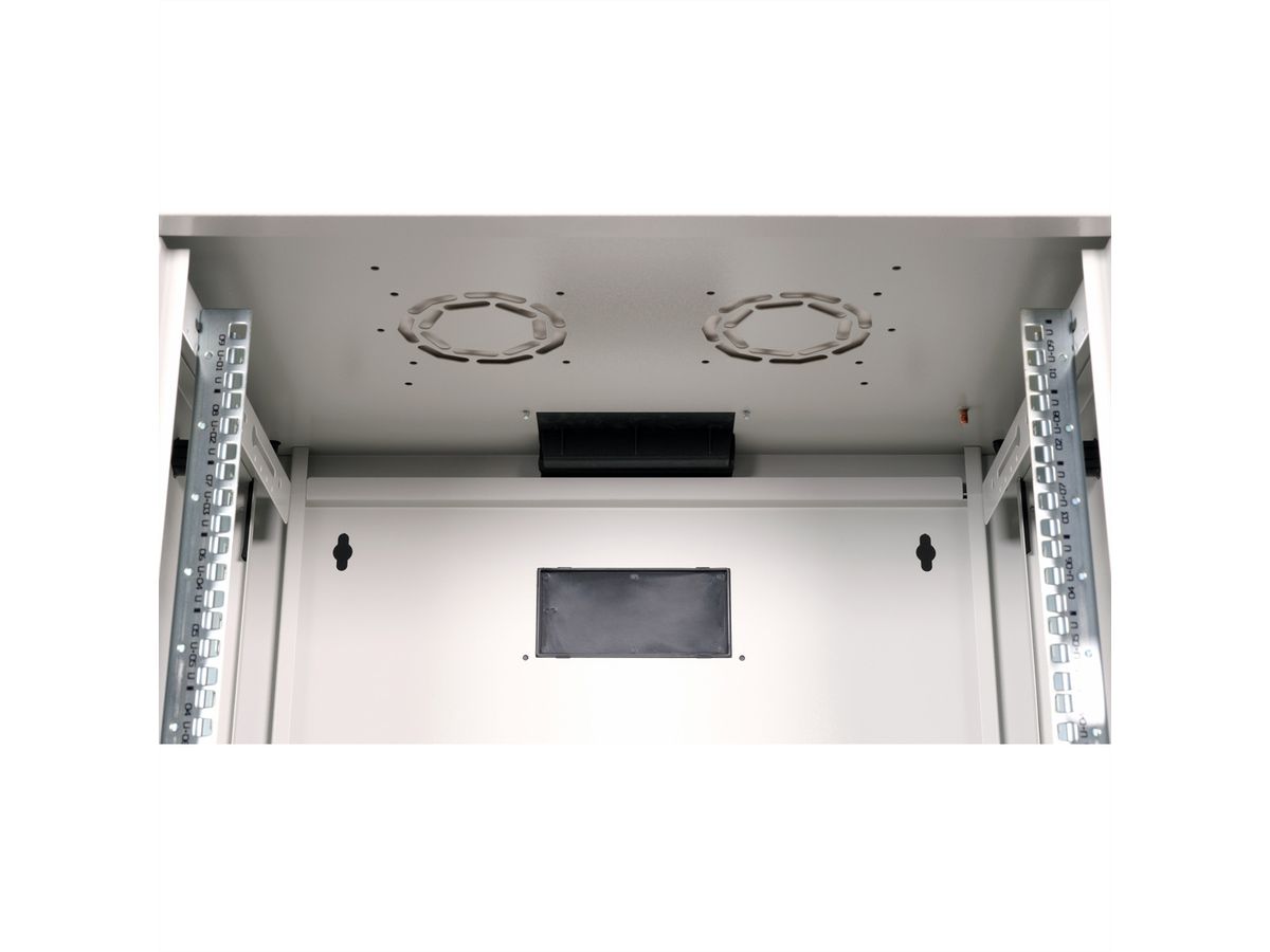ROLINE 19-Zoll Wandgehäuse Pro 9 HE, 600x450 BxT grau