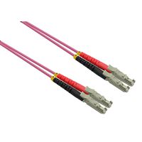 ROLINE Câble FO duplex 50/125µm OM4, LSH/LSH, LSOH, violet, 0,5 m
