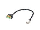 ROLINE Câble adaptateur RJ45 mâle vers bloc terminal, 30 cm