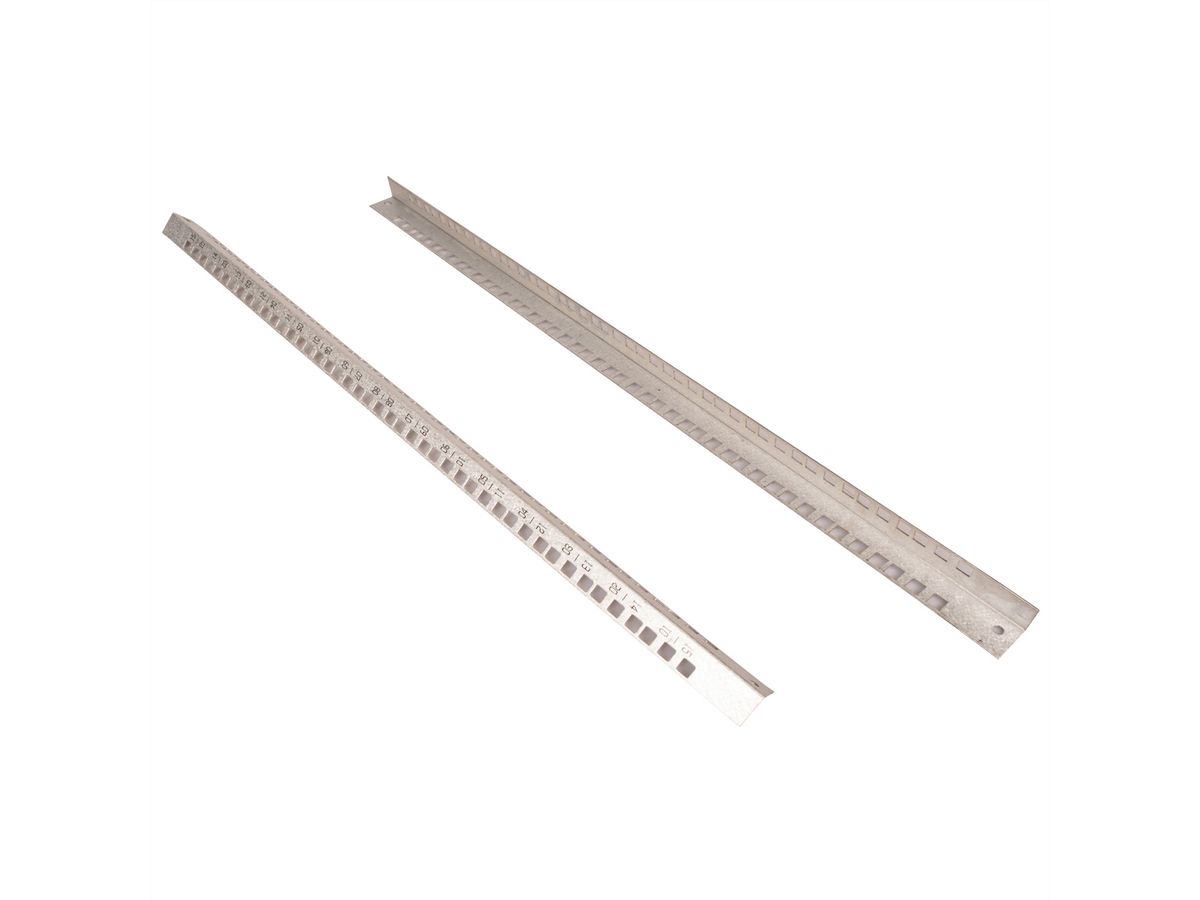 ROLINE 19" Kit de rails profilés ROLINE 4 U, pour boîtier mural Basic