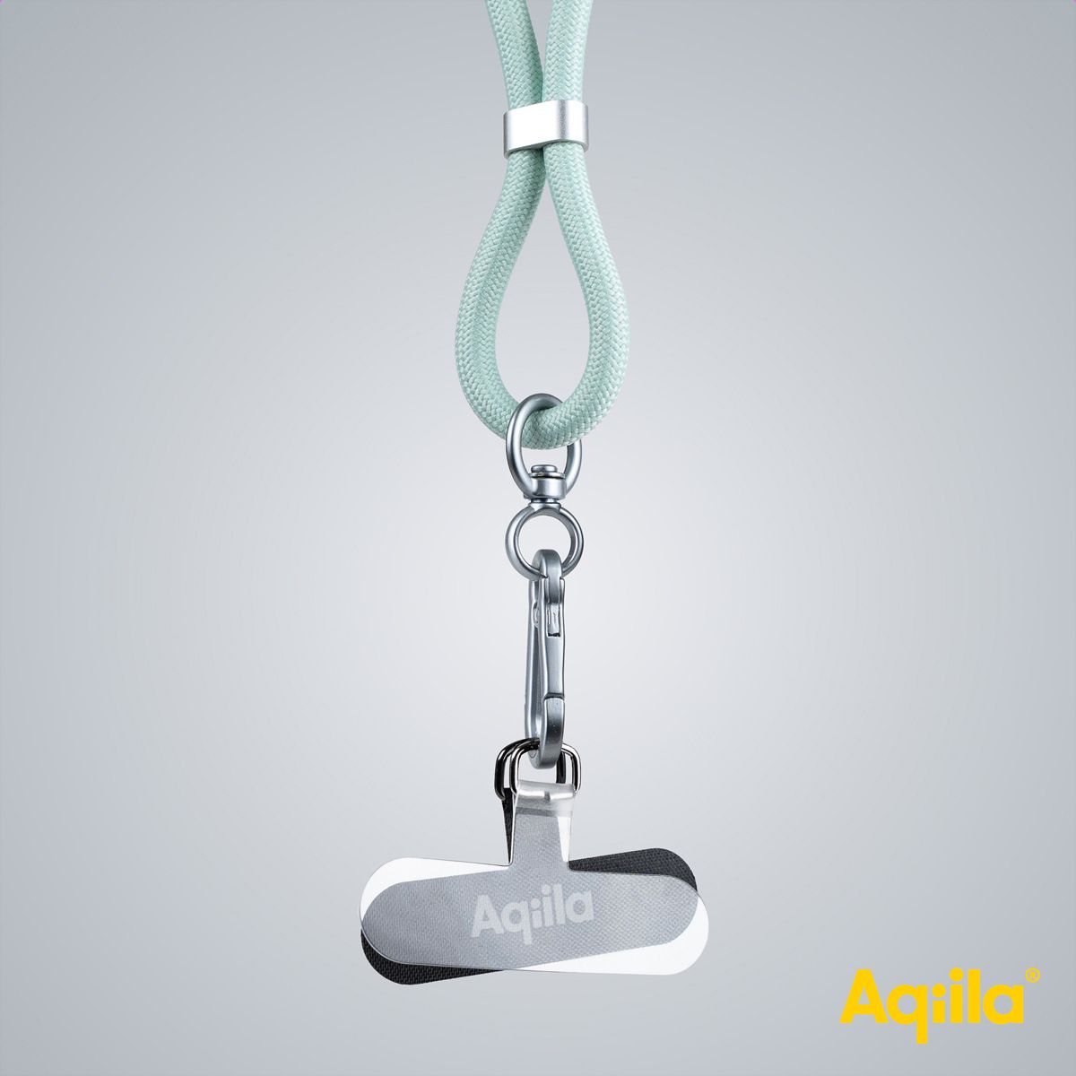 Câble de recharge et de synchronisation Aqiila Lanyard CC3, 60 W, type C vers type C, vert