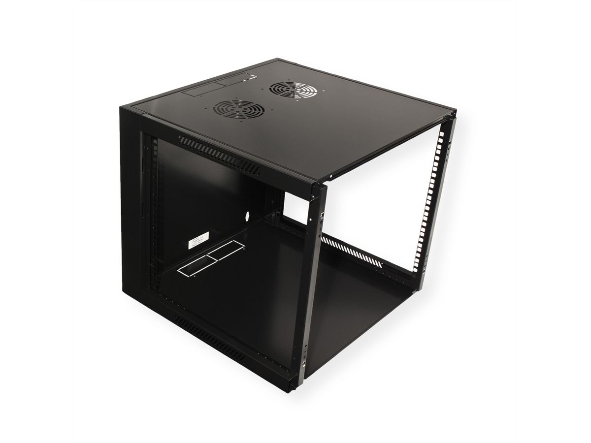 VALUE Wandgehäuse 9 HE (HxBxT) 500x570x450mm, Bausatz, schwarz