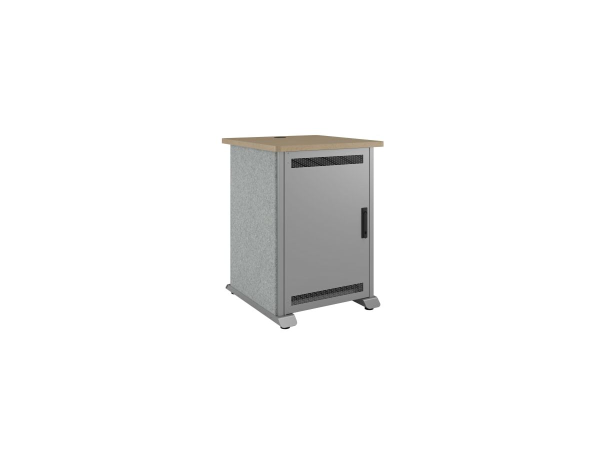 Middle Atlantic Products Forum FMR-1227E1MS Rack 12U Freistehendes Gestell Silber, Grau