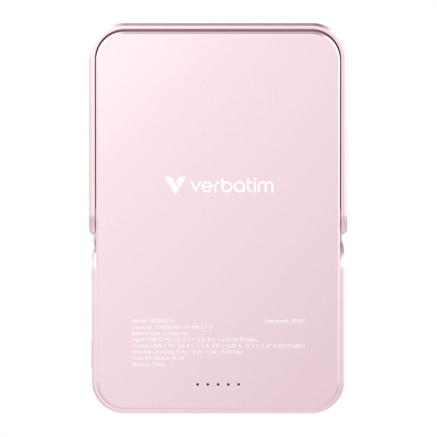Verbatim Powerbank 10000 mAh Pink