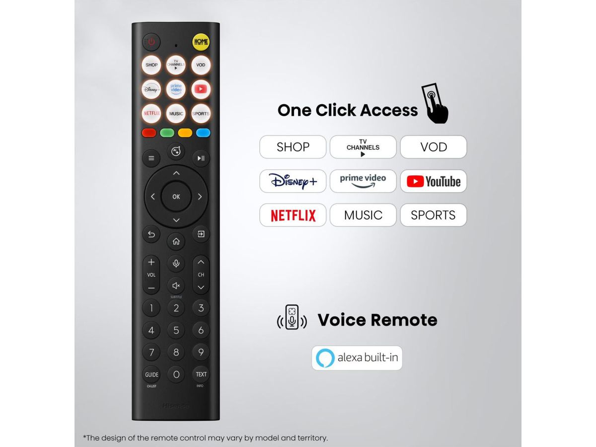 Hisense TV 65U7SE 65", Mini-LED 4K, 144Hz, 1400 Nits