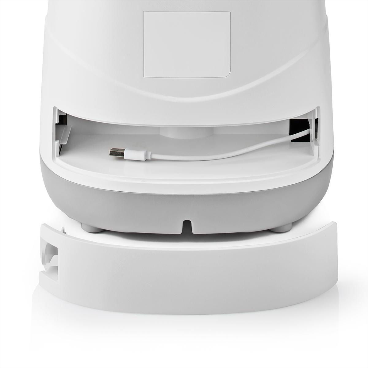 Nedis SmartLife Futterspender Wi-Fi 3.7 l für Hunde und Katzen, Android™ / IOS, Weiss,Grau