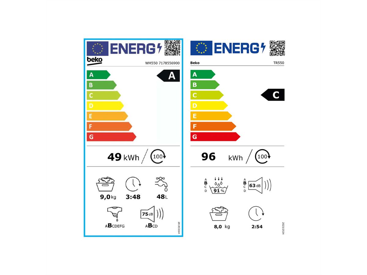Beko Waschturm WM550_TR550, save Water
