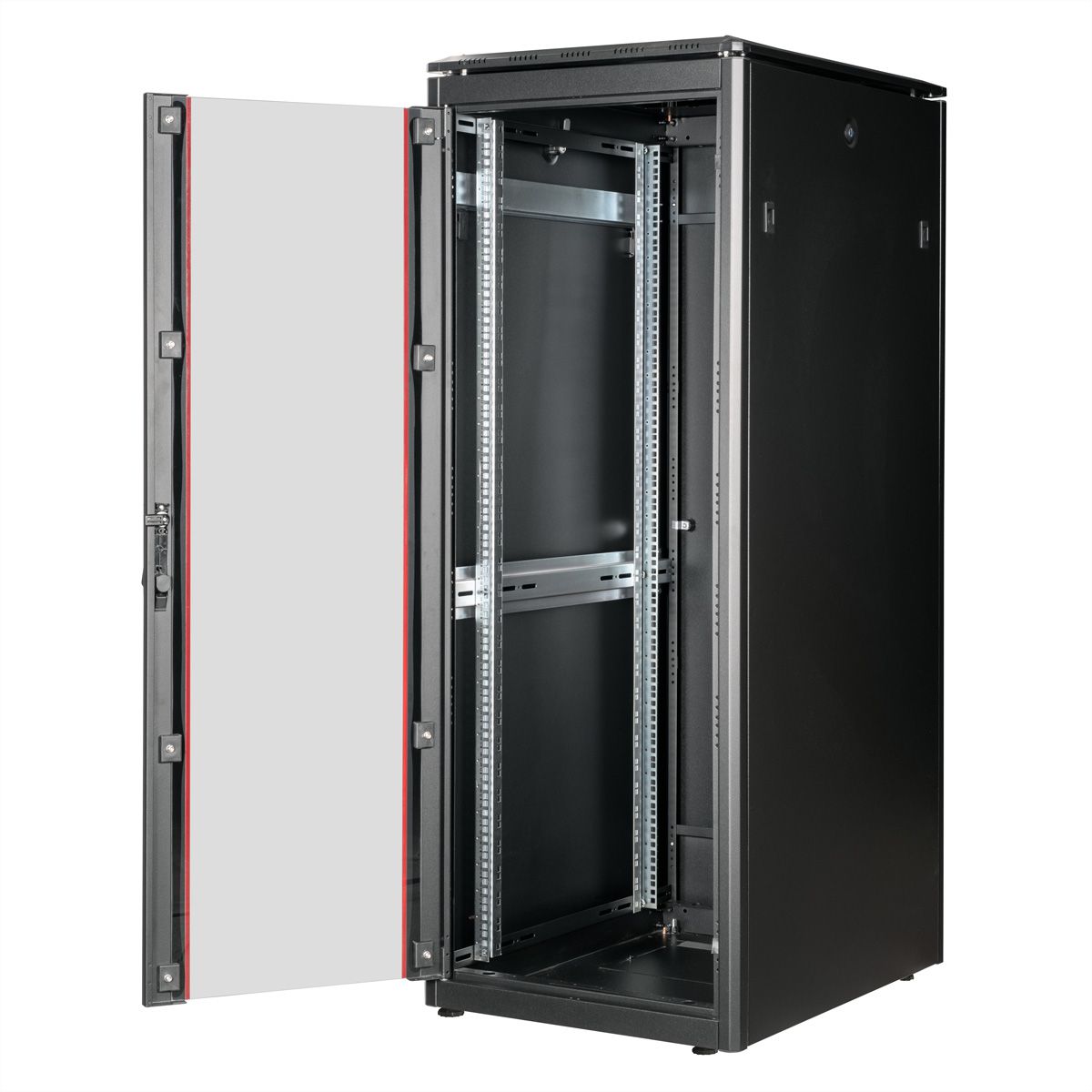 ROLINE 19-Zoll Netzwerkschrank Pro 32 HE, 600x800 BxT Glastür schwarz