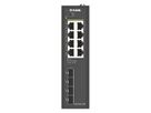 D-Link DIS-210G-12UP Switch 12 ports, Smart Managed Gigabit PoE industriel