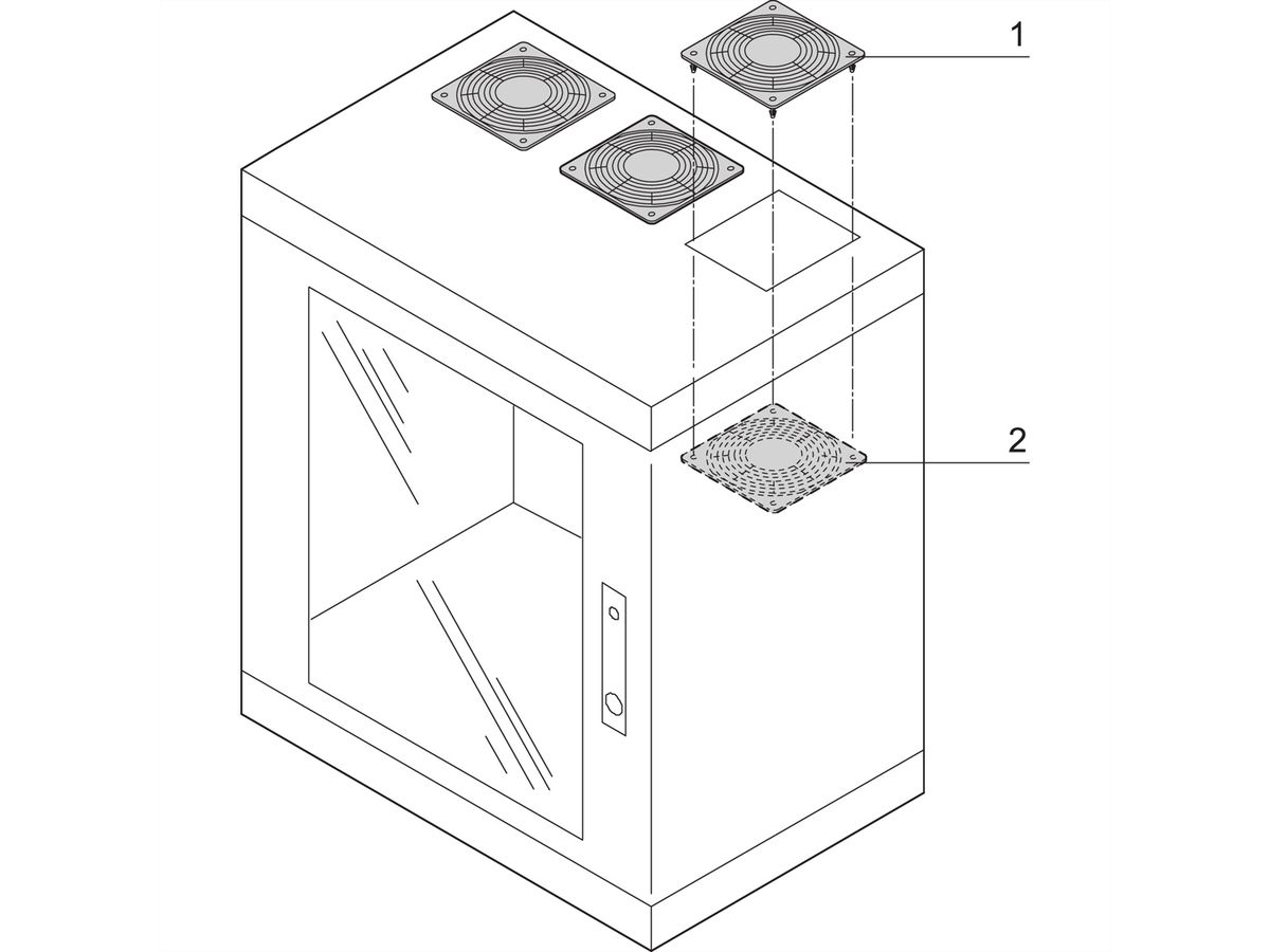 SCHROFF Schutzgitter - SCHUTZGITTER SET EPCASE