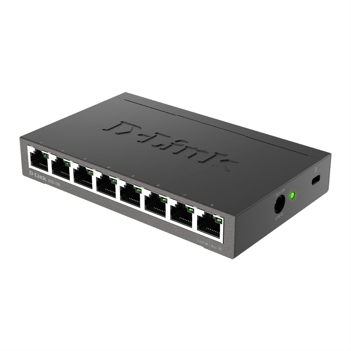 D-Link DGS 108 - commutateur - 8 ports - Ordinateur de bureau