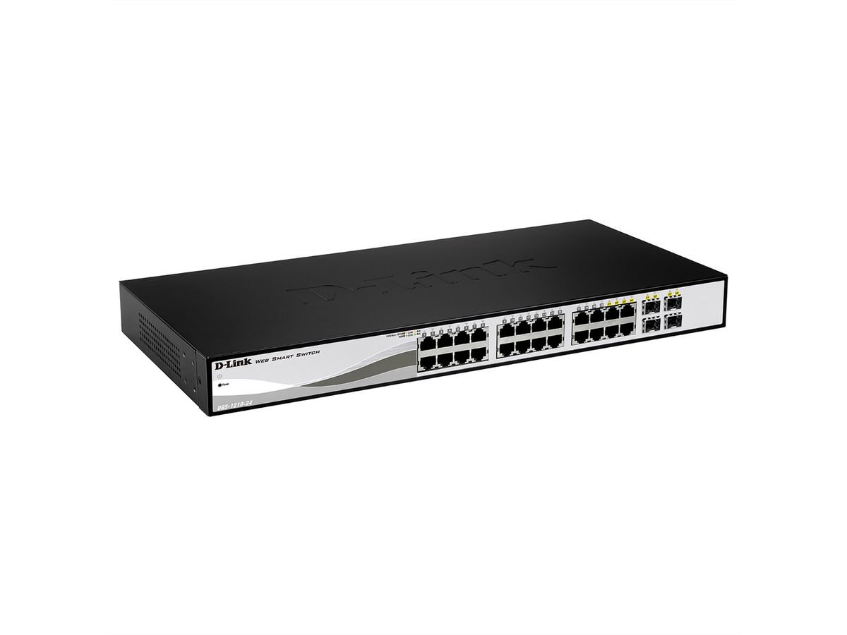 D-Link DGS-1210-24P Switch Web Smart Gigabit PoE 24 ports
