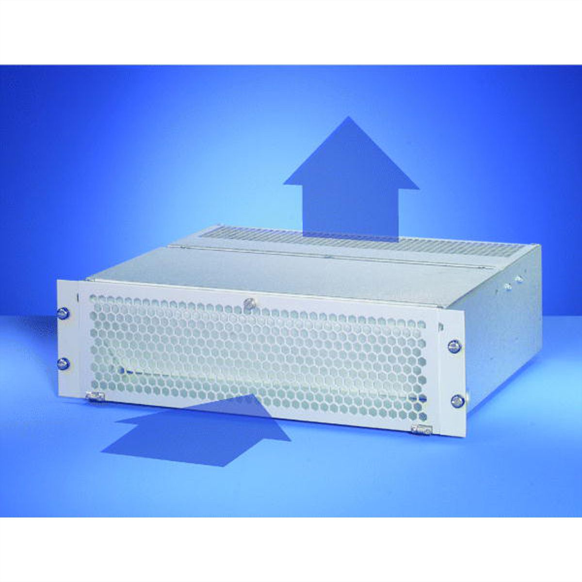 SCHROFF 19"-Drucklüfter 3 HE - DRUCKLUEFTER 3HE 115V