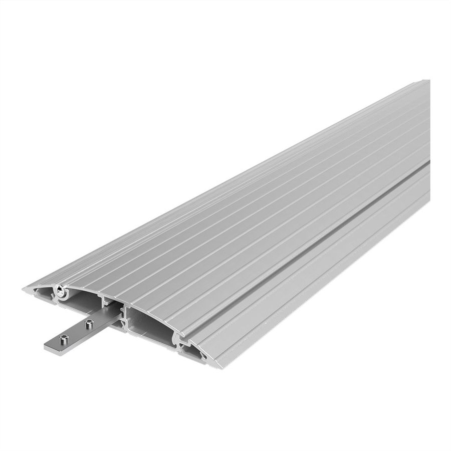 DATAFLEX Addit Kabelschutz, gerade 452, silberfarben, 118 cm