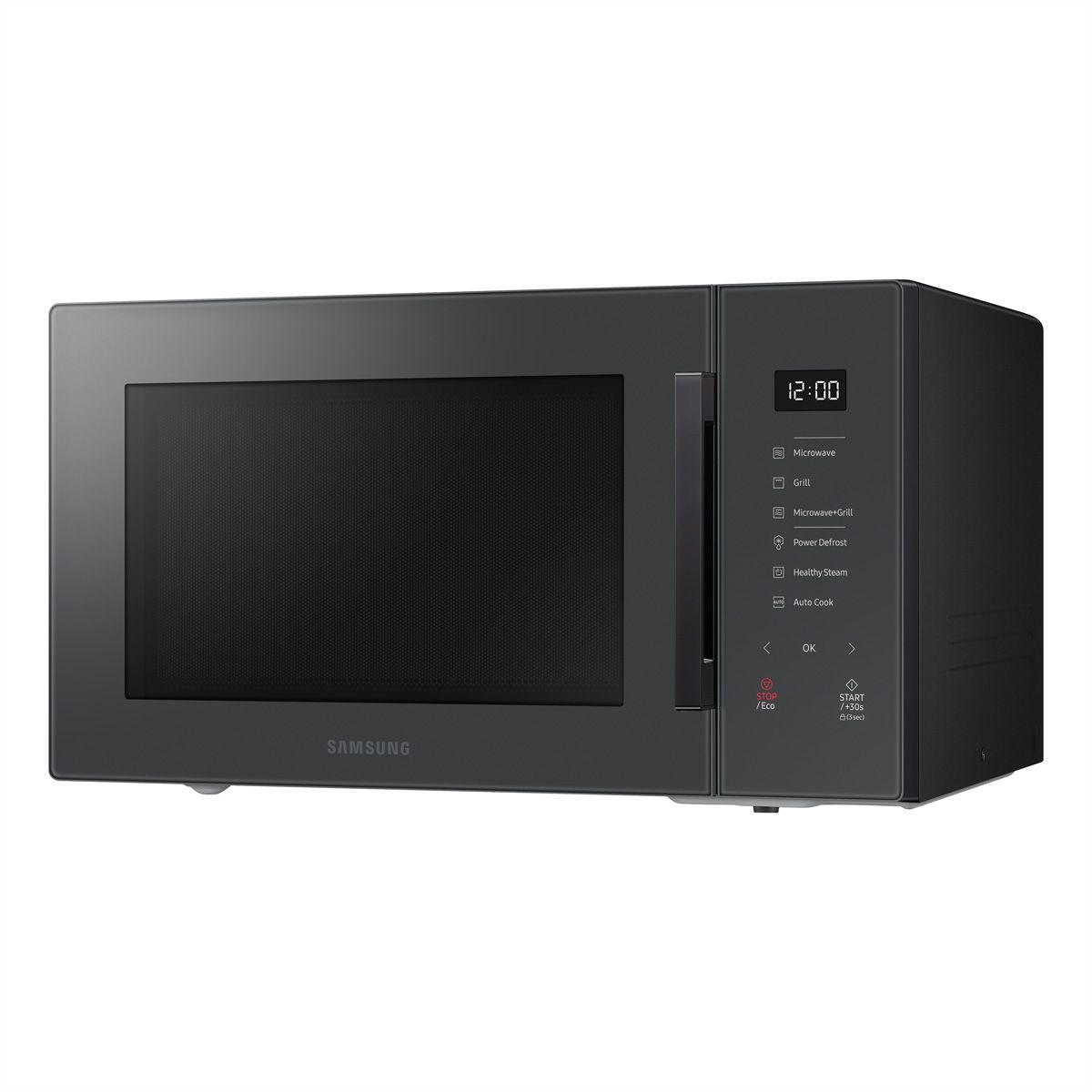 Micro-ondes Samsung avec grill, Bespoke, Clean Charcoal, 30l, MG30T5068UC