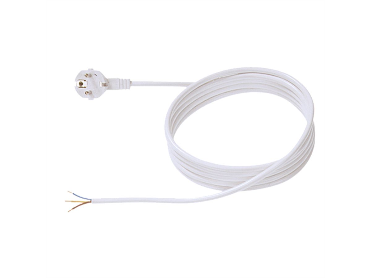 BACHMANN Zuleitung H05VV-F 3G1,5 2m, weiss, unverpackt