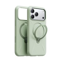 Torras Ostand Spin Softune Schutzhülle, iPhone 17 Pro, MagSafe, grün