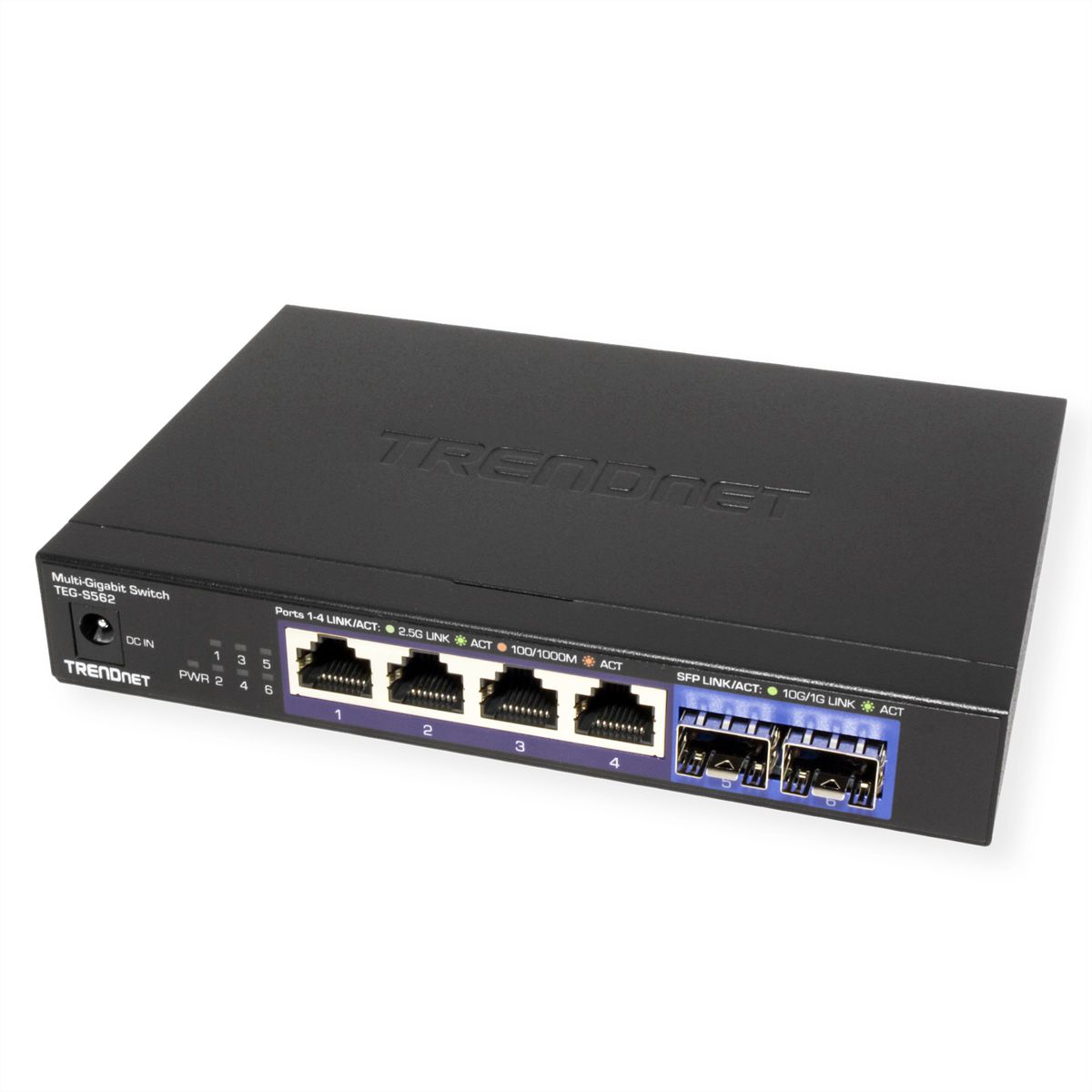 TRENDnet TEG-S562 6-Port Switch, Multi-Gigabit