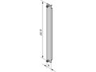Panneau de remplissage AdvancedTCA SCHROFF, sans déflecteur d'air, 8 U, 6 HP, SSt