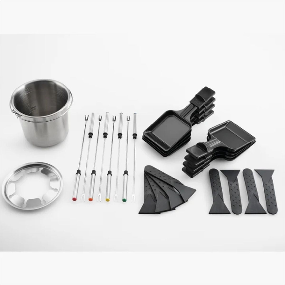 Barbecue combiné Solis 3 en 1, argent