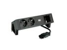 BACHMANN DESK2 2xCEE7/3 1xCM 0,2m GST18 RAL9005