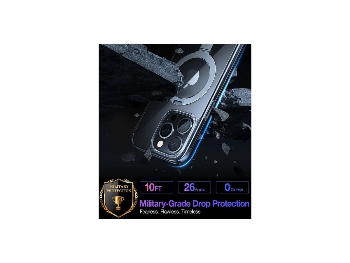 Torras UPRO Ostand Case, iPhone 14 Pro, MagSafe, transparent