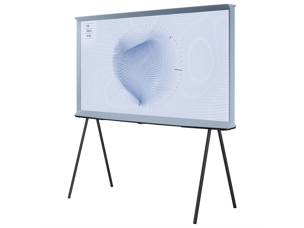 Samsung TV The Serif 4.0 QE55LS01BB, 55'' Cotton Blue