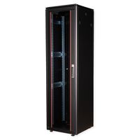 ROLINE 19-Zoll Netzwerkschrank Pro 42 HE, 600x600 BxT Glastür schwarz
