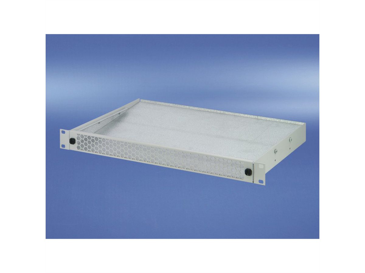 Déflecteur d'air SCHROFF 1 U pour plateau de ventilation 19", 6 ventilateurs, perforé à l'avant, 330 mm, RAL 9005