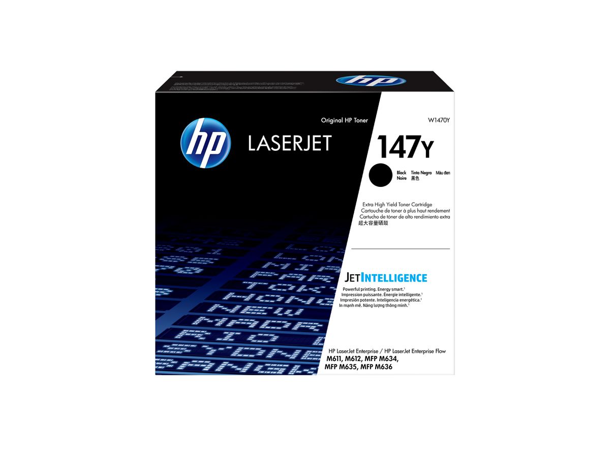 HP 147Y Schwarz Original LaserJet Tonerkartusche mit sehr hoher Reichweite