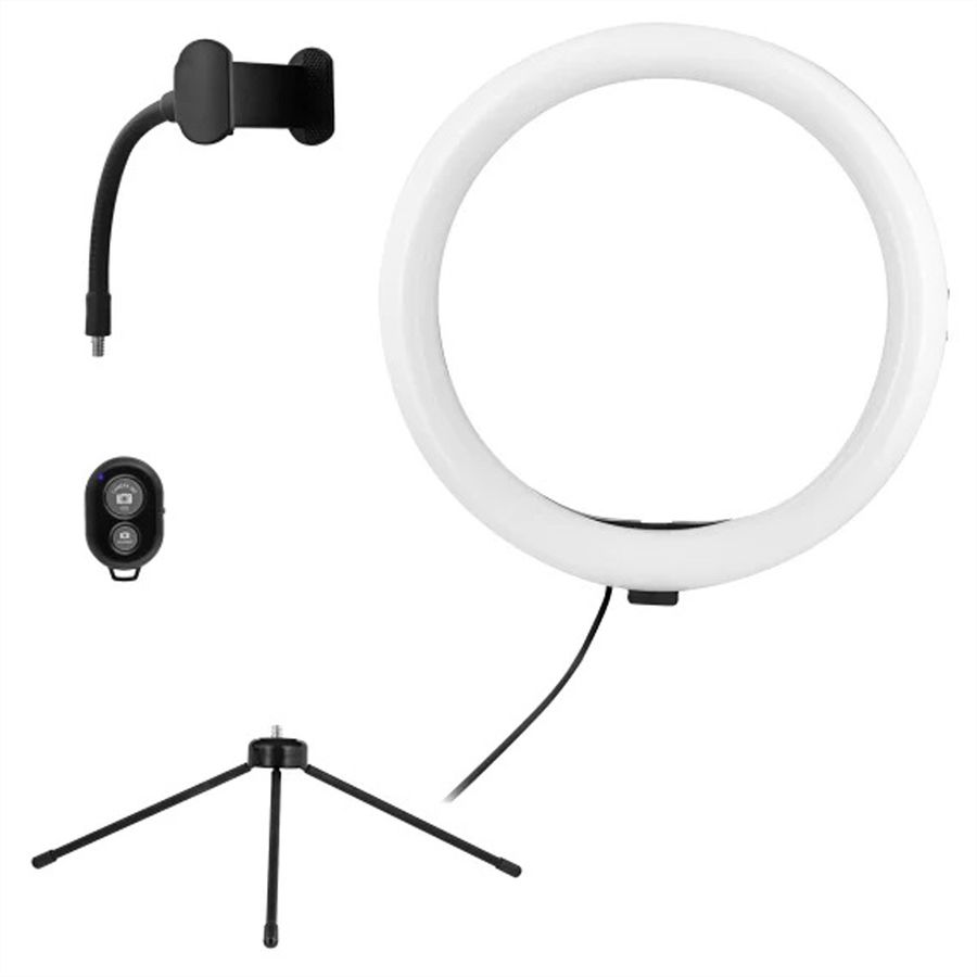 T'nB Influence LED Ring 10" inkl. Tripod weiss/schwarz
