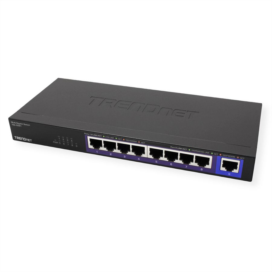 TRENDnet TEG-S591 Switch Multi-Gigabit à 9 ports