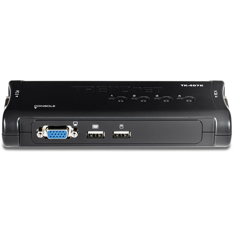 TRENDnet TK-407K Kit de Switch KVM à 4 ports USB