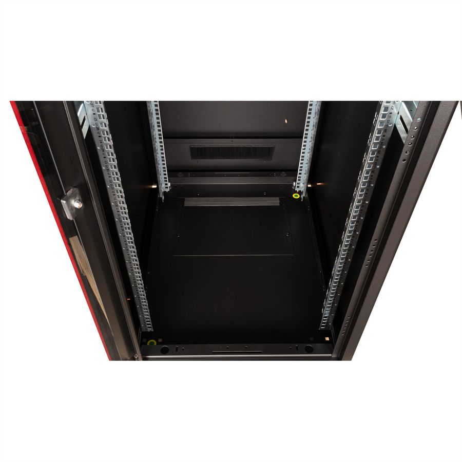 ROLINE 19-Zoll Netzwerkschrank Pro 42 HE, 600x800 BxT Glastür schwarz