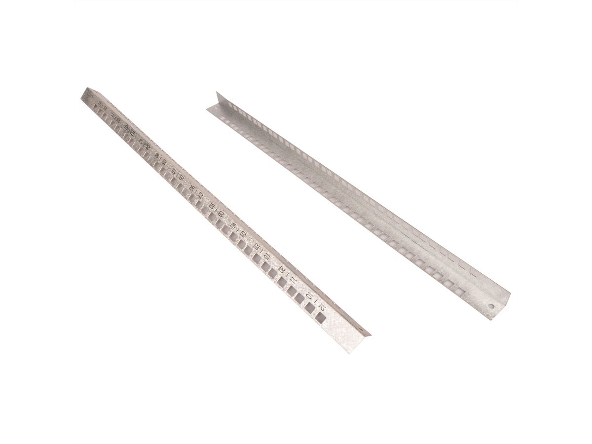 ROLINE 19" Kit de rails profilés ROLINE 15 U, pour boîtier mural Basic