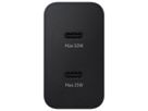 Samsung Power Adapter 50W USB-C, PowerDelivery incl. câble, Duo, noir