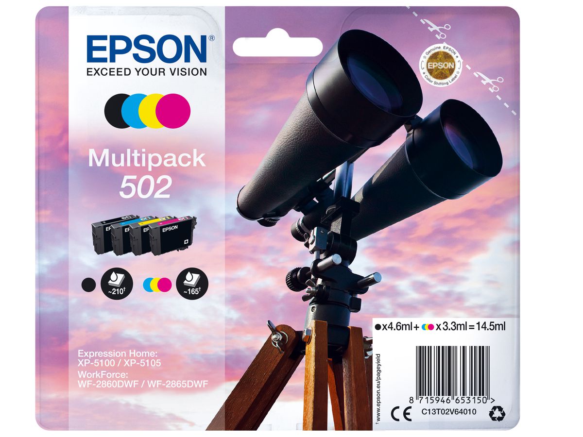 Epson Multipack 4-colours 502 Ink