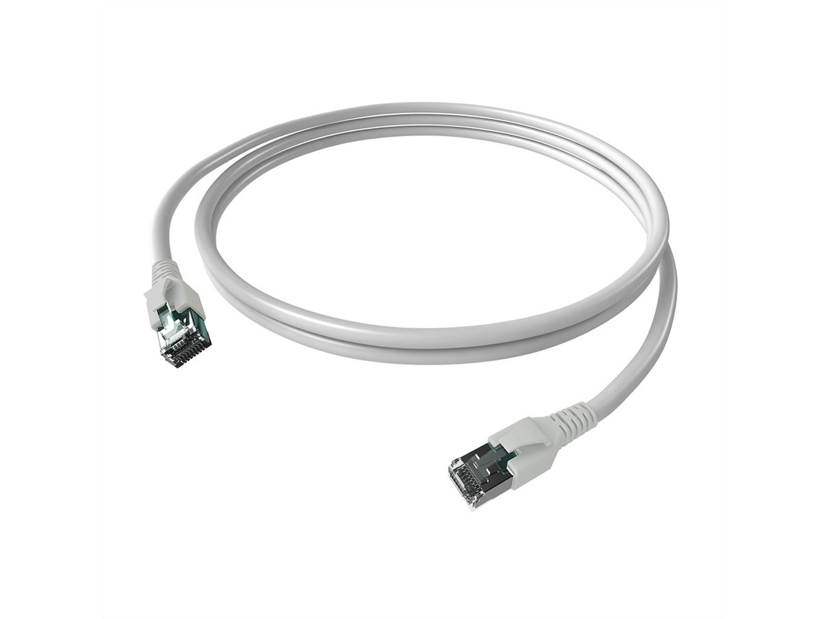 EasyLan FlexBoot Cordon Cat.6A, S/FTP, blanc, 7,5 m