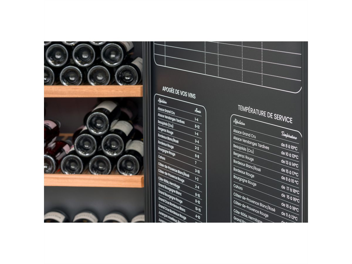 Climadiff Weinkühlschrank RESERVE300XL, Freistehend, 1 Zone, 297 Flaschen
