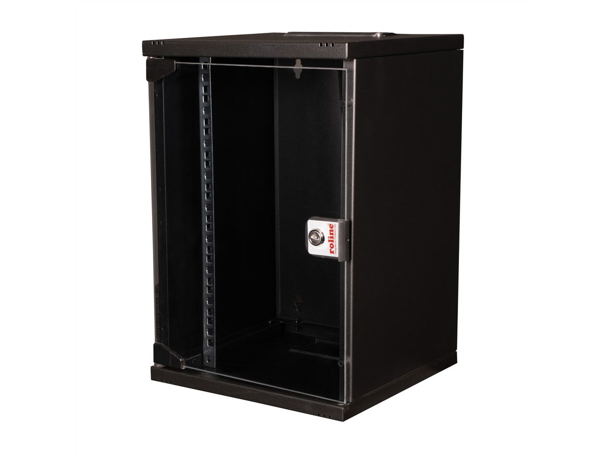 ROLINE 10" Boîtier mural 9U, 312x300 LxP  noir