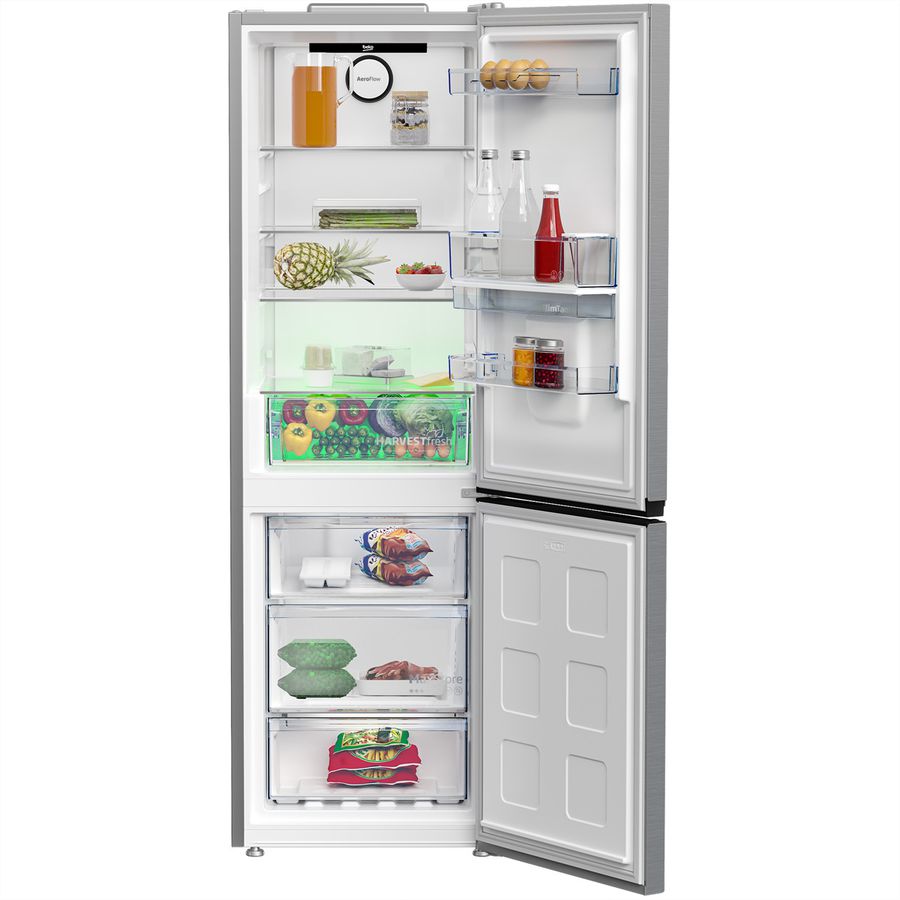 Beko Kühl-Gefrierkombination KG510, 316l, E, Inox