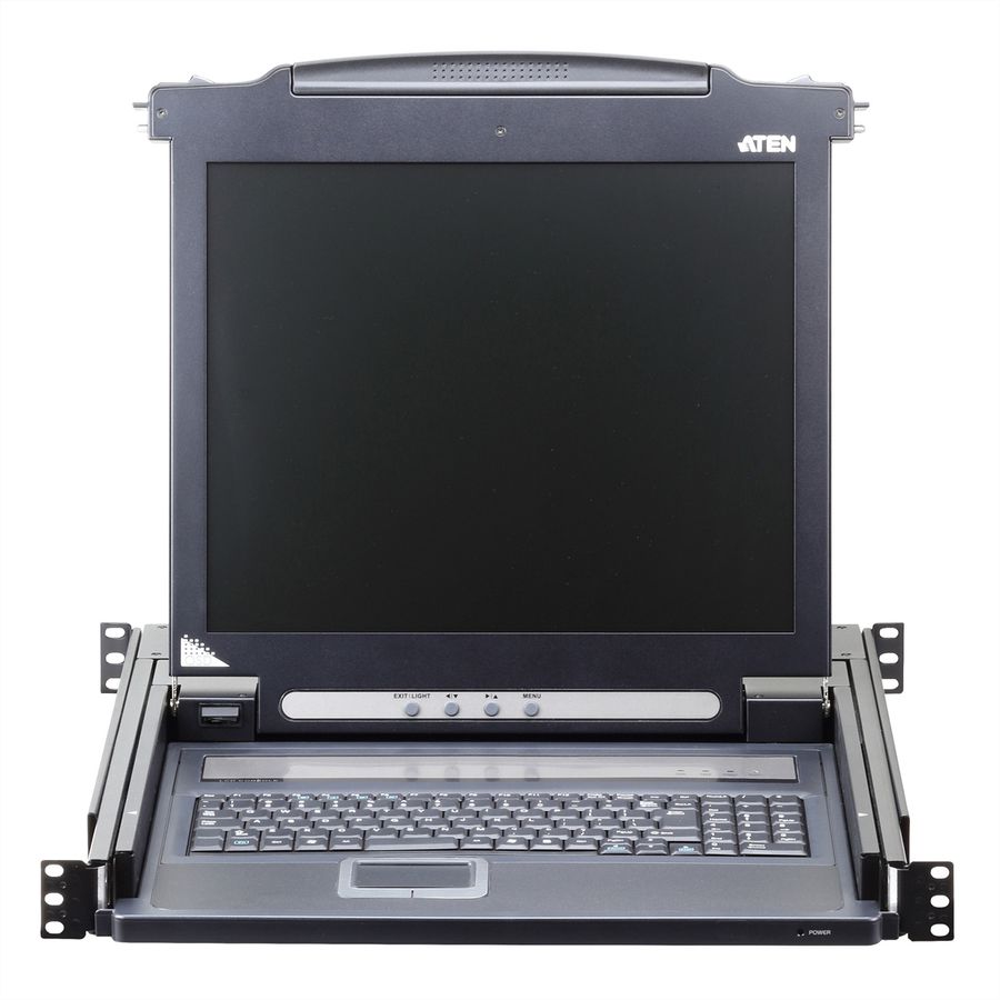 ATEN CL1000M KVM-Konsole, 43cm LCD, VGA, PS/2, DE-Layout