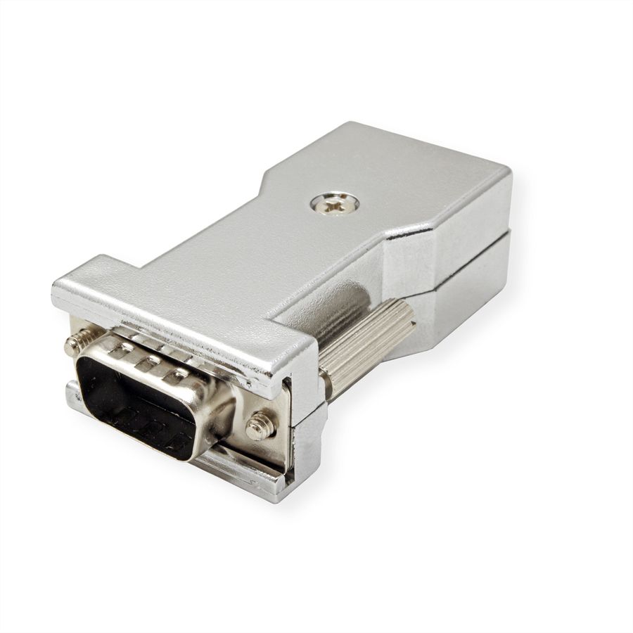 ROLINE DB9 mâle-RJ45 femelle 8P / 8C 8 fils, argent