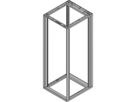 Cadre d'armoire Novastar SCHROFF, Heavy-Duty, 16 U 553W 800D